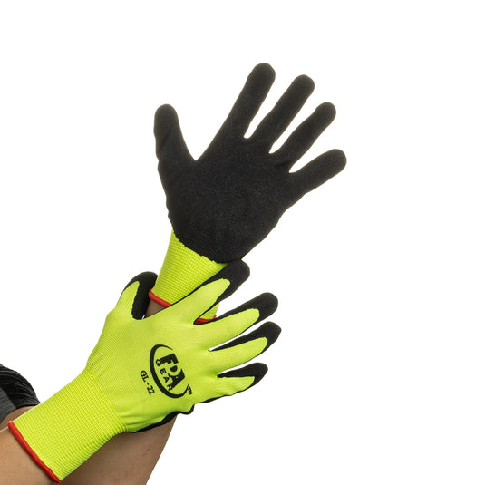 Work Gloves - Sandy Green Nitrile Gloves - 144 pairs
